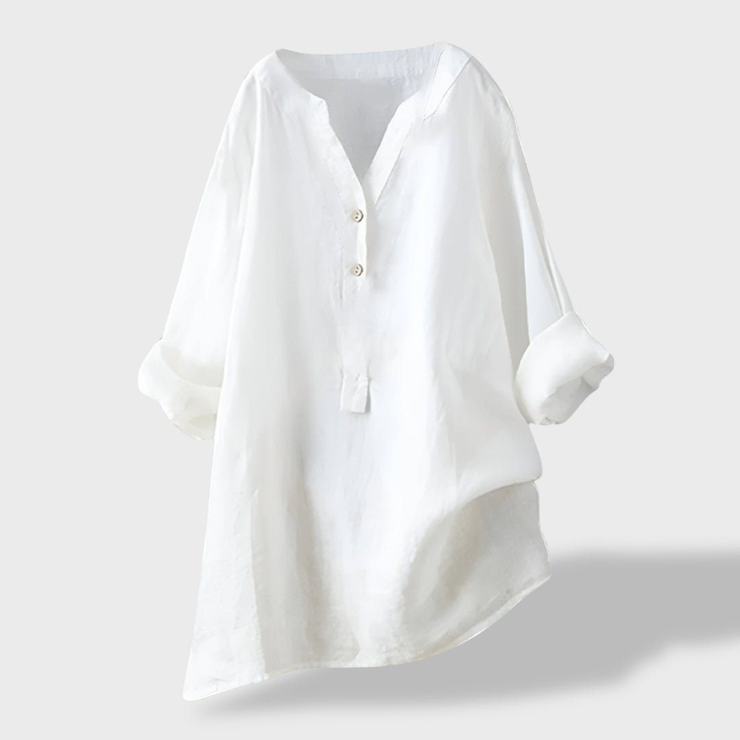 Beatriz™｜Camisa Leve de Linho para o Verão - Ines Braga