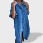 Beatriz™｜Vestido Solto em Linho - Ines Braga