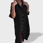 Beatriz™｜Vestido Solto em Linho - Ines Braga