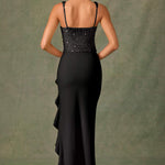 BELA™ | Vestido Corset Elegante em Cetim - Ines Braga