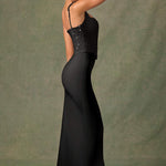 BELA™ | Vestido Corset Elegante em Cetim - Ines Braga