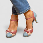 Bellarosa | Sandálias coloridas com nó e tiras, com biqueira redonda - Ines Braga
