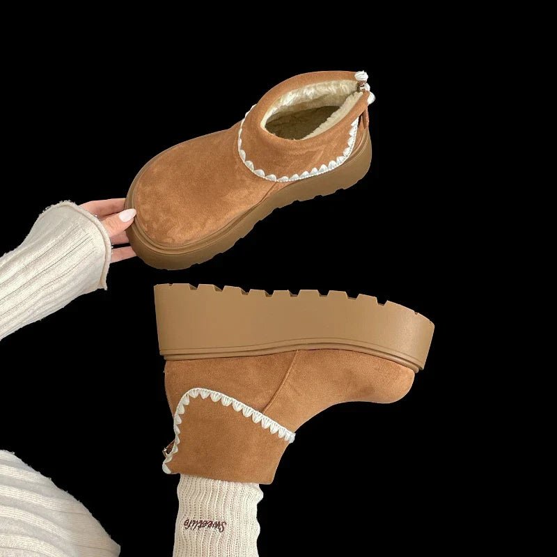 Benedita | Botas com plataforma elegante para dias frios - Ines Braga