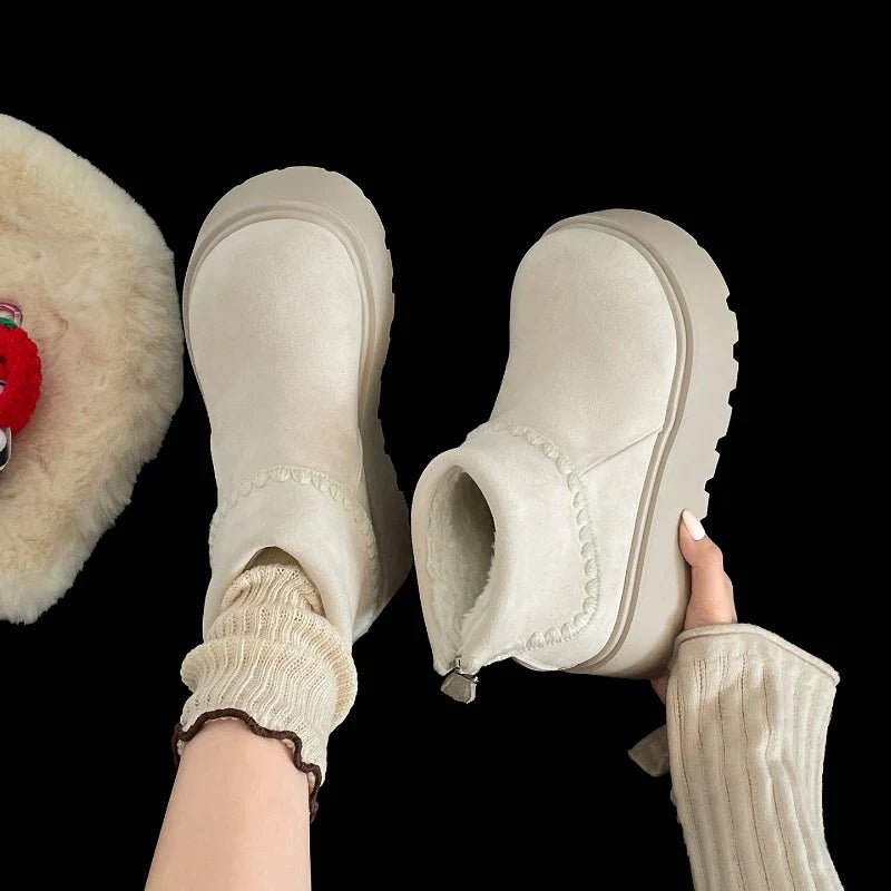 Benedita | Botas com plataforma elegante para dias frios - Ines Braga