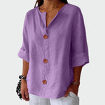 Blusa casual com textura - Ines Braga