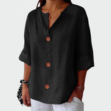 Blusa casual com textura - Ines Braga