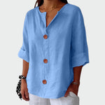 Blusa casual com textura - Ines Braga