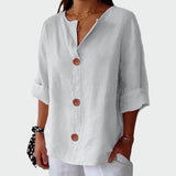 Blusa casual com textura - Ines Braga
