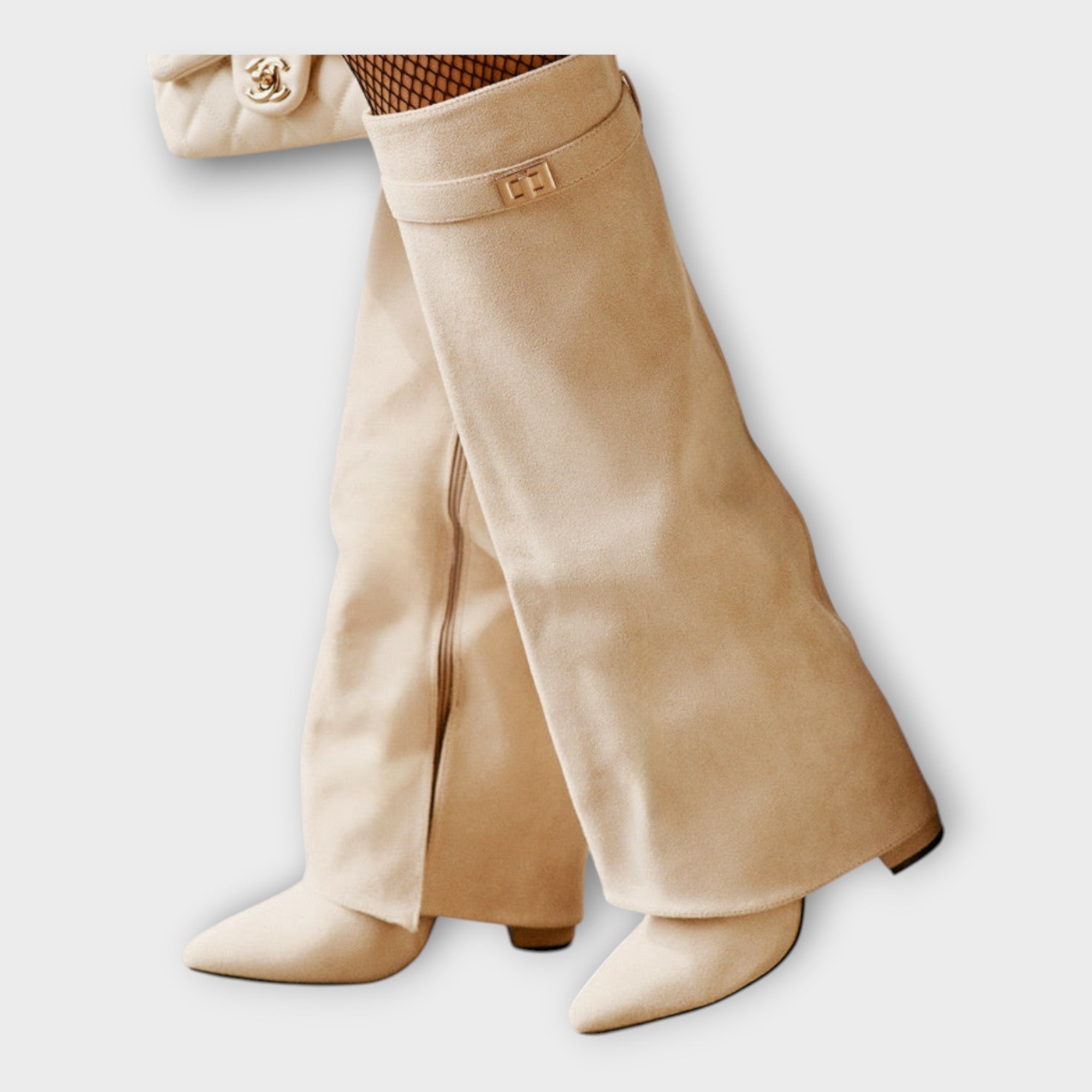 Botas Altas com Design Elegante - Ines Braga