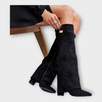 Botas Altas com Design Elegante - Ines Braga