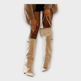 Botas Altas com Design Elegante - Ines Braga