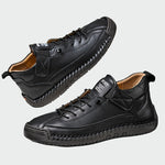 Botas de couro ortopédicas de cano curto - Ines Braga