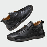 Botas de couro ortopédicas de cano curto - Ines Braga