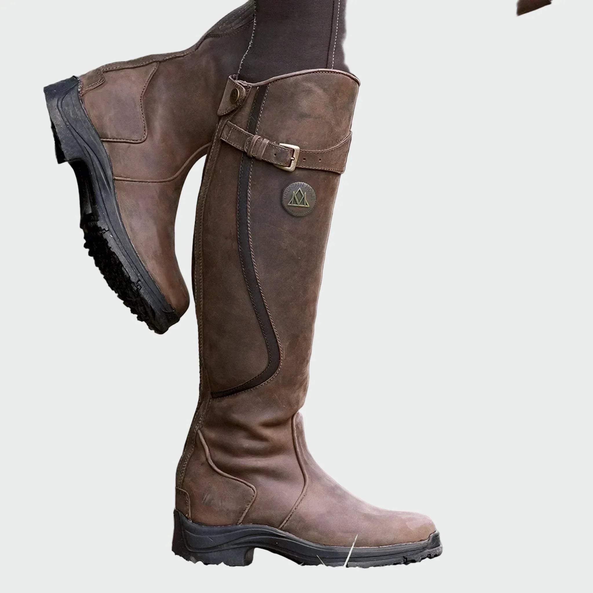 Botas de couro ortopédicas premium - Ines Braga