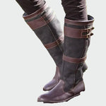 Botas de couro retro - Ines Braga