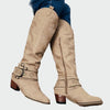Botas de cowboy de couro retro