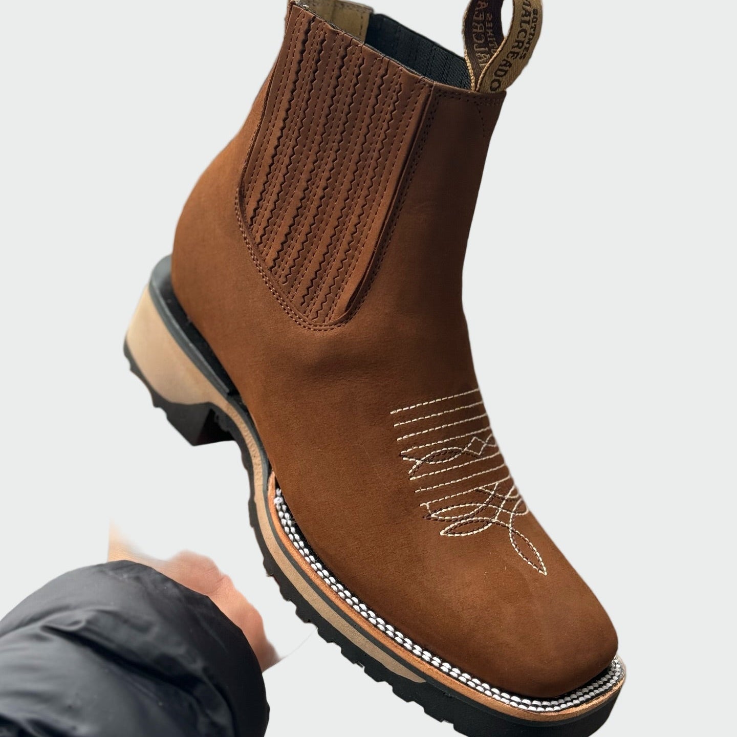 Botas de cowboy em pele - Ines Braga