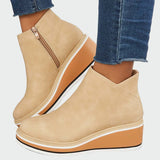 Botins de couro ortopédicos - Ines Braga