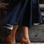 Bravina | Sandálias de uso diário com um pequeno salto - Ines Braga