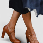 Bravina | Sandálias de uso diário com um pequeno salto - Ines Braga