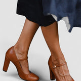 Bravina | Sandálias de uso diário com um pequeno salto - Ines Braga