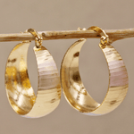 BrilhoLux Brincos Dourados Vintage Exclusivos - Elegancia - Ines Braga