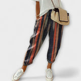 Burga - Calças confortáveis em algodão e linho - Ines Braga