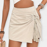 Calções de Cintura Alta com Saia - Ines Braga