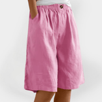 Calções de Linho com Bolsos - Ines Braga