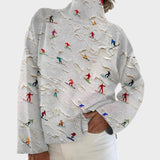 Camila - Camisola de Malha Artística - Ines Braga