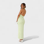 Camila - Vestido comprido com pregas - Ines Braga