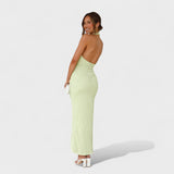 Camila - Vestido comprido com pregas - Ines Braga