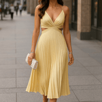 Camilla™ - Vestido Sem Mangas /Midi - Ines Braga