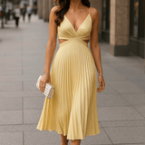 Camilla™ - Vestido Sem Mangas /Midi - Ines Braga