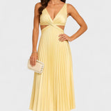 Camilla™ - Vestido Sem Mangas /Midi - Ines Braga