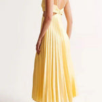 Camilla™ - Vestido Sem Mangas /Midi - Ines Braga