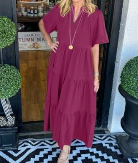 Carlota | Vestido Maxi com Movimento - Ines Braga