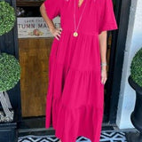 Carlota | Vestido Maxi com Movimento - Ines Braga