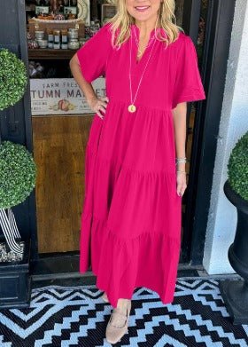 Carlota | Vestido Maxi com Movimento - Ines Braga