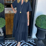 Carlota | Vestido Maxi com Movimento - Ines Braga