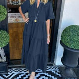 Carlota | Vestido Maxi com Movimento - Ines Braga