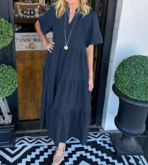 Carlota | Vestido Maxi com Movimento - Ines Braga