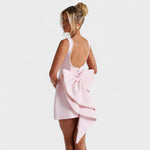 Carrie - Mini vestido com fita de pérolas - Ines Braga