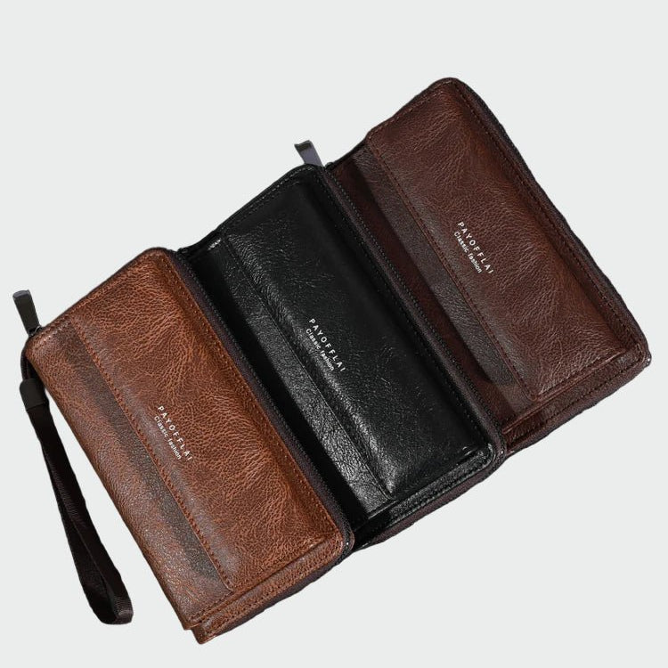 Carteira de couro atemporal - Ines Braga