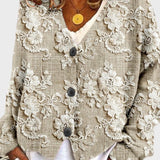 Casaco com Fio de Pétalas - Ines Braga