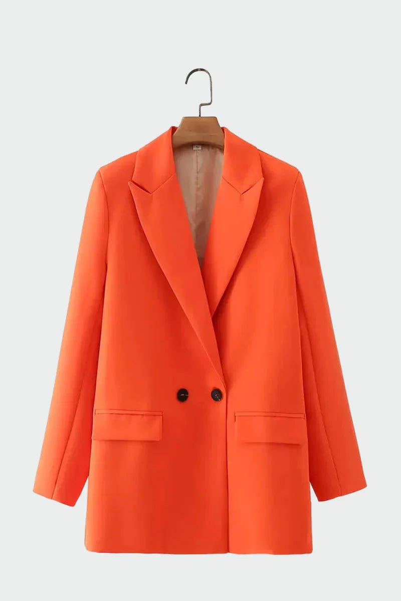 Casaco Oversized com Linha Moderna - Ines Braga