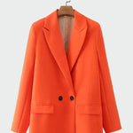 Casaco Oversized com Linha Moderna - Ines Braga