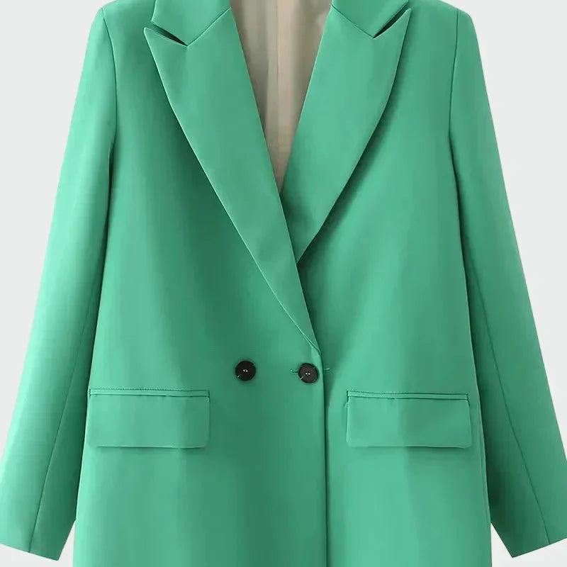 Casaco Oversized com Linha Moderna - Ines Braga