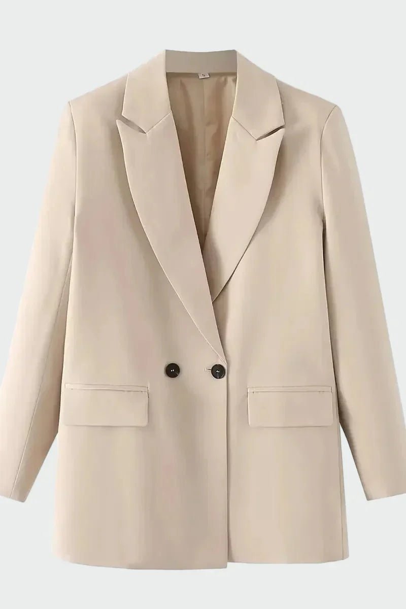 Casaco Oversized com Linha Moderna - Ines Braga