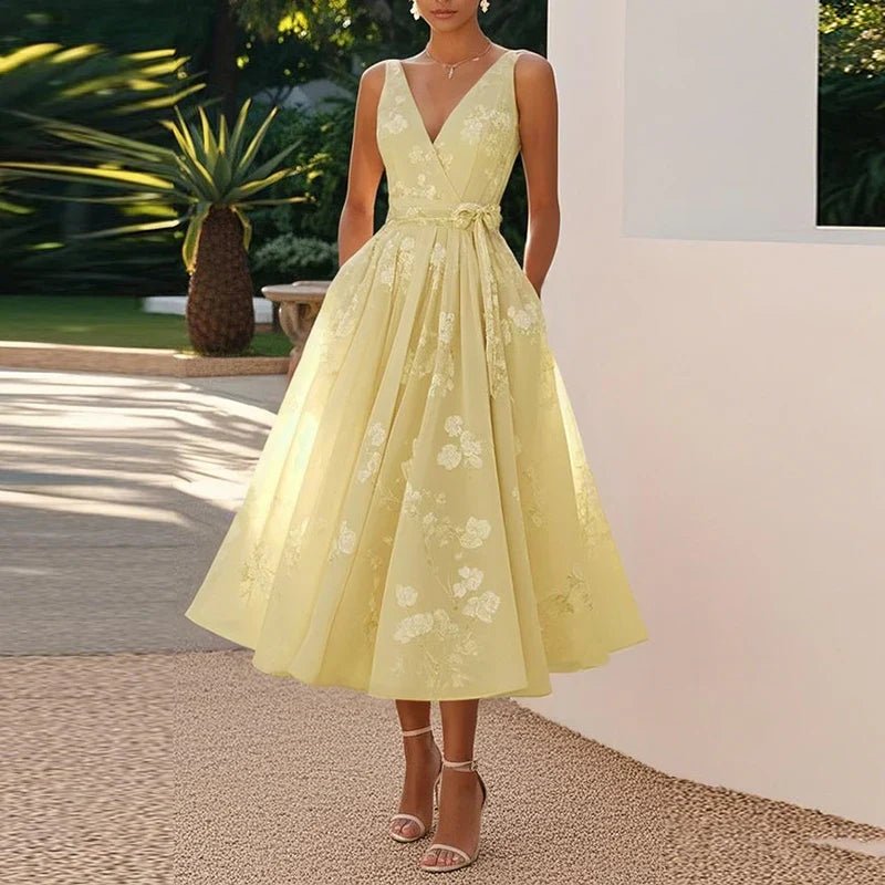 Catarina | Vestido Midi Elegante - Ines Braga